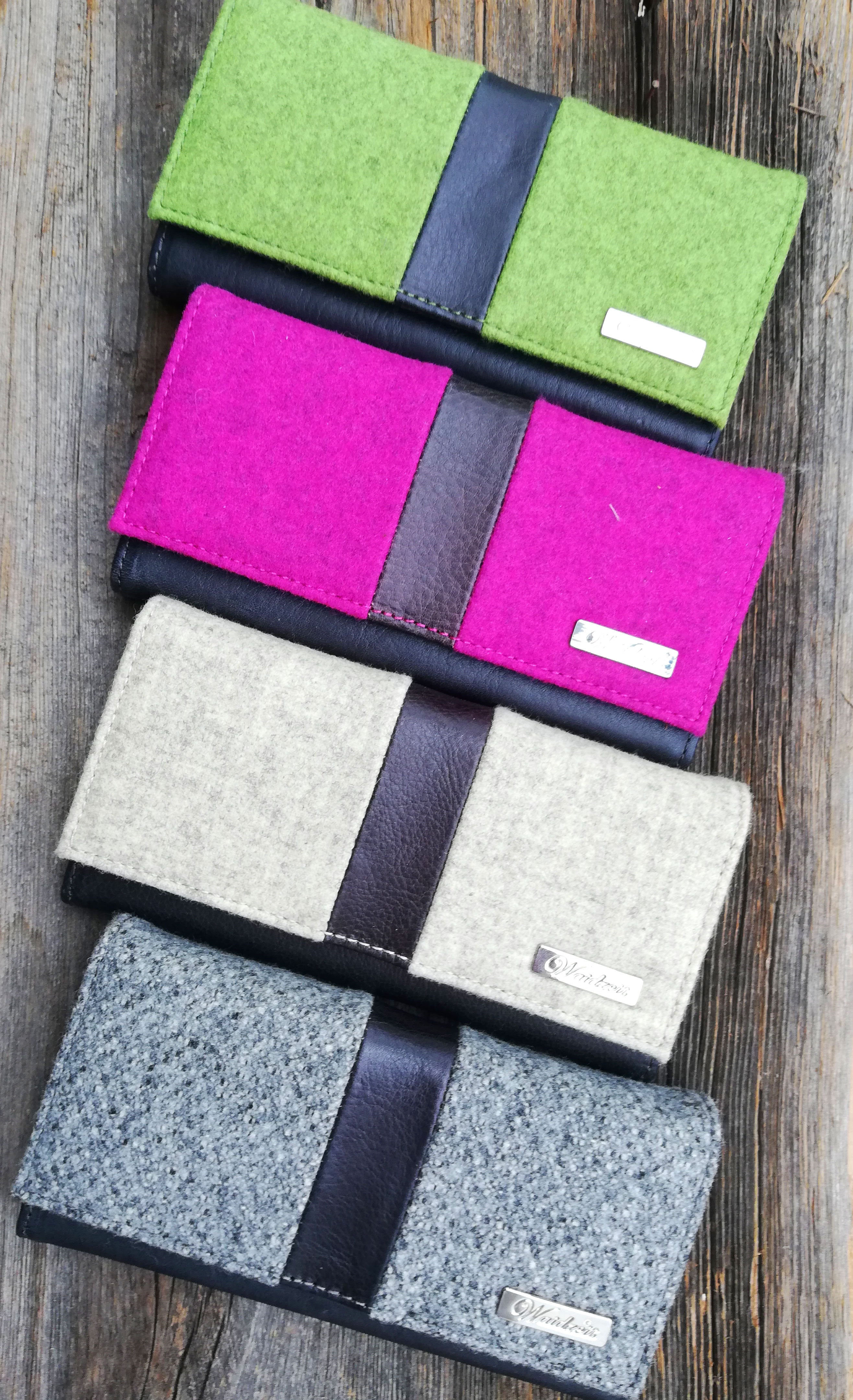 Waidzeit Lodengeldbörsen Rundsleder schladminger Loden Schweiz