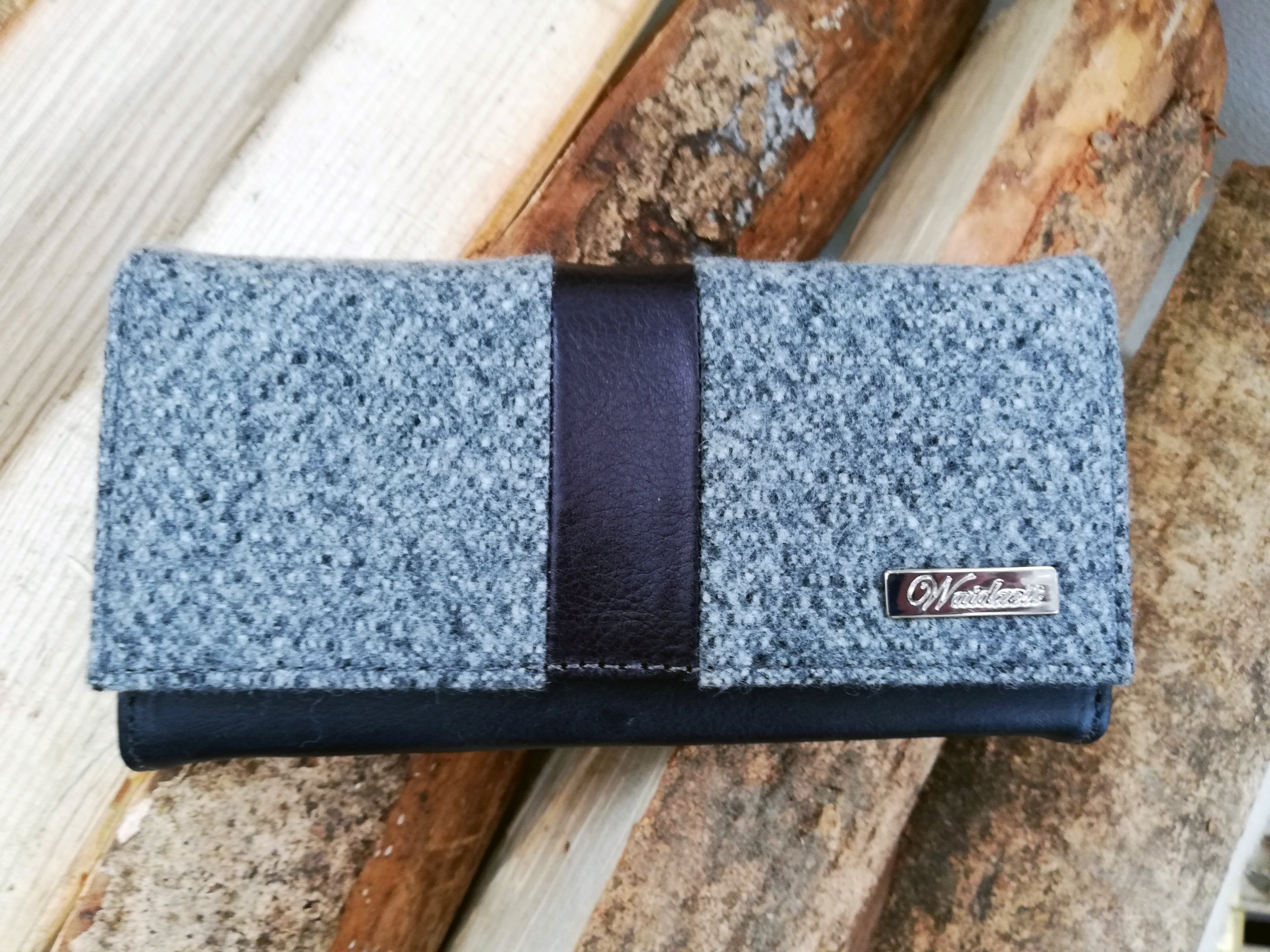 Waidzeit Lodengeldbörsen Rundsleder schladminger Loden Schweiz